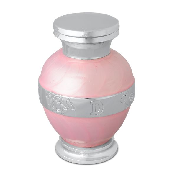 Protected Pink Infant Urn