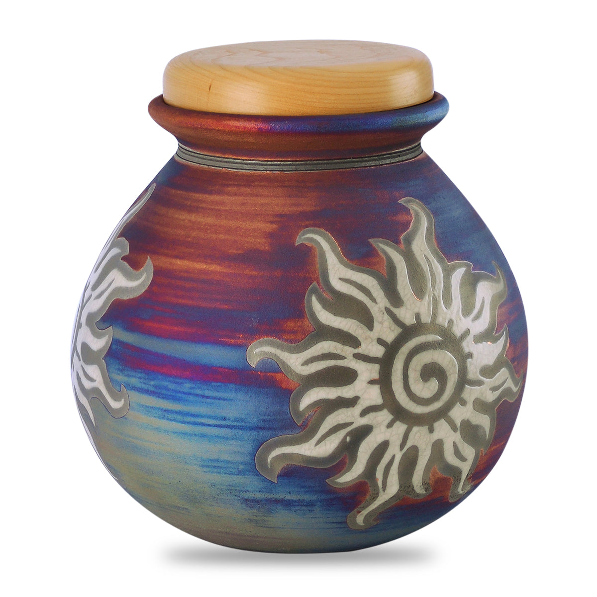 Western Sun Raku Urn